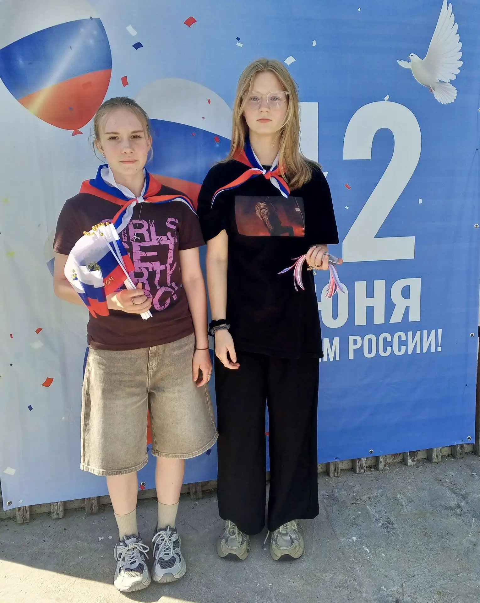 🇷🇺Акция «Российский триколор» стала доброй традицией в честь главного государственного праздника. 