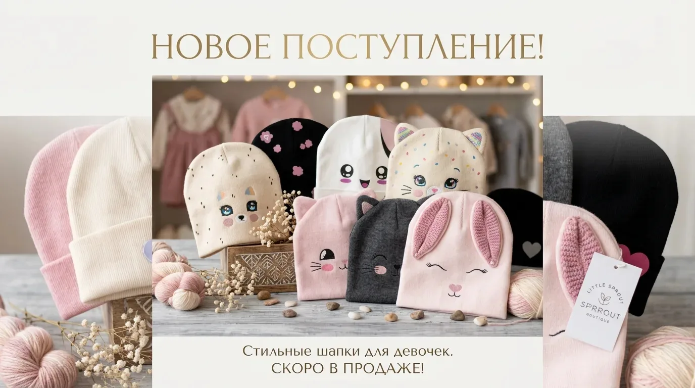 Новое поступление легких шапок на прохладное лето для девочек ❤️

✅Цена 250 руб
✅Размер от 2 до 8 ле