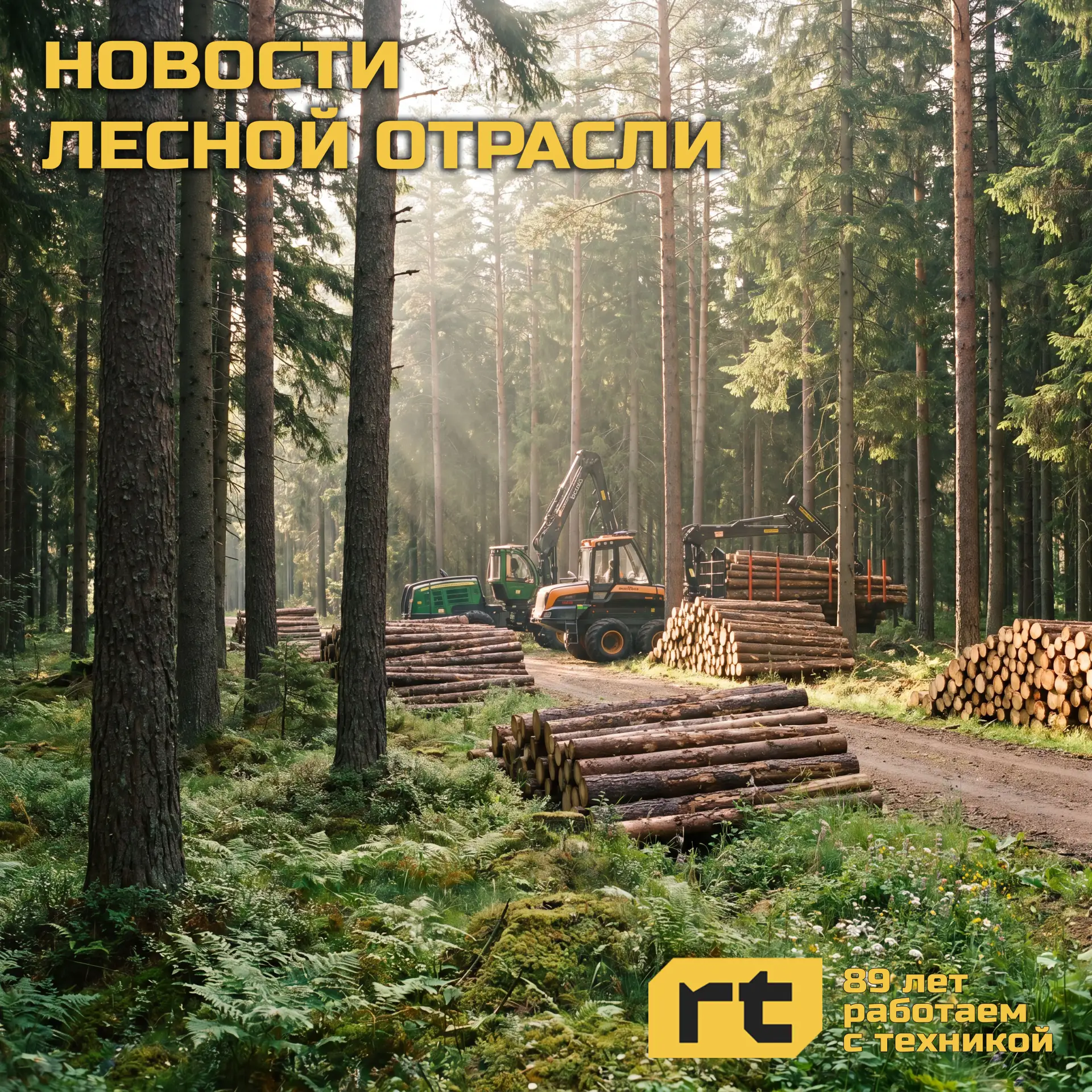 Лесная отрасль играет важную роль в экономике и заботе о природе, и мы хотим быть полезными для тех,