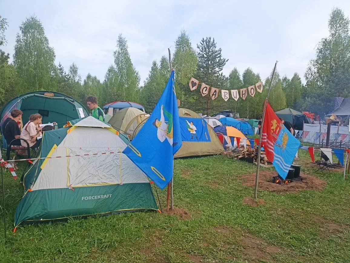 Привет с областных соревнований " Школа Безопасности", которые проходят в Ивановской области на терр