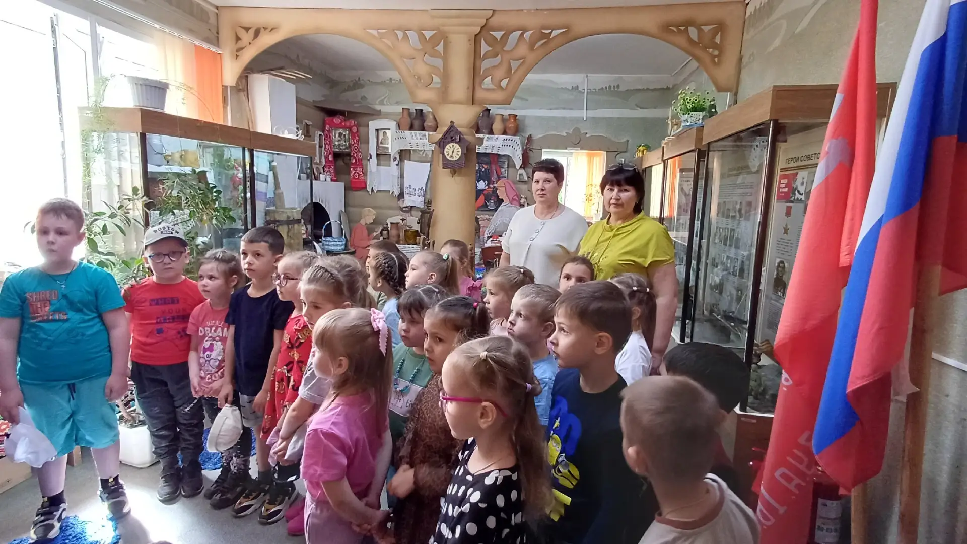 #ОдинденьвПрофиграде
⁣
18 мая, в Международный день музеев, воспитанники группы «Ромашки» нашего дет