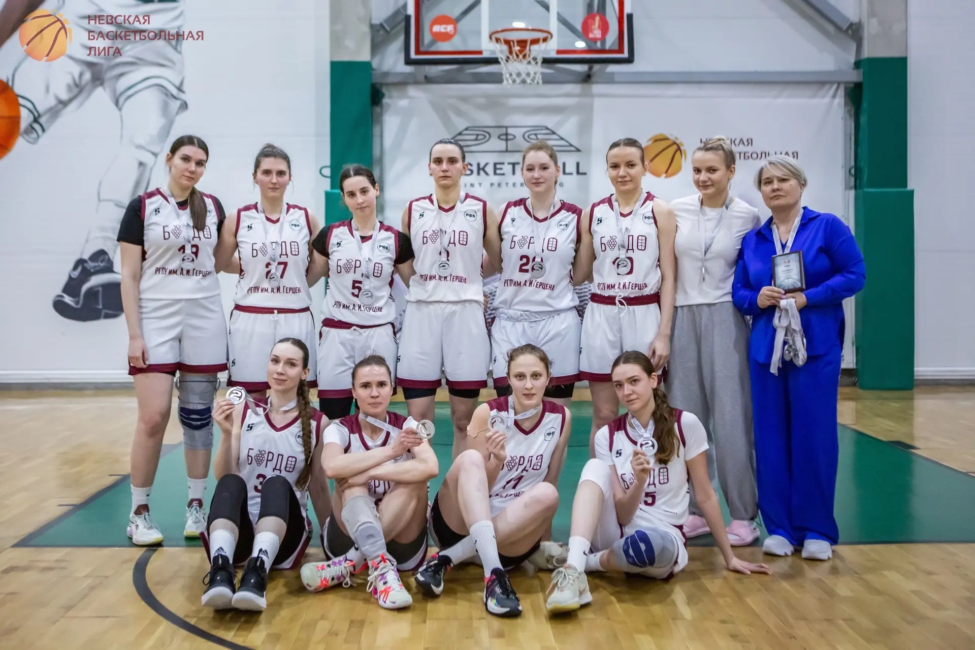 📅Команда «Бордо РГПУ им. А. И. Герцена» стала серебряным призёром чемпионата Санкт-Петербурга по ба