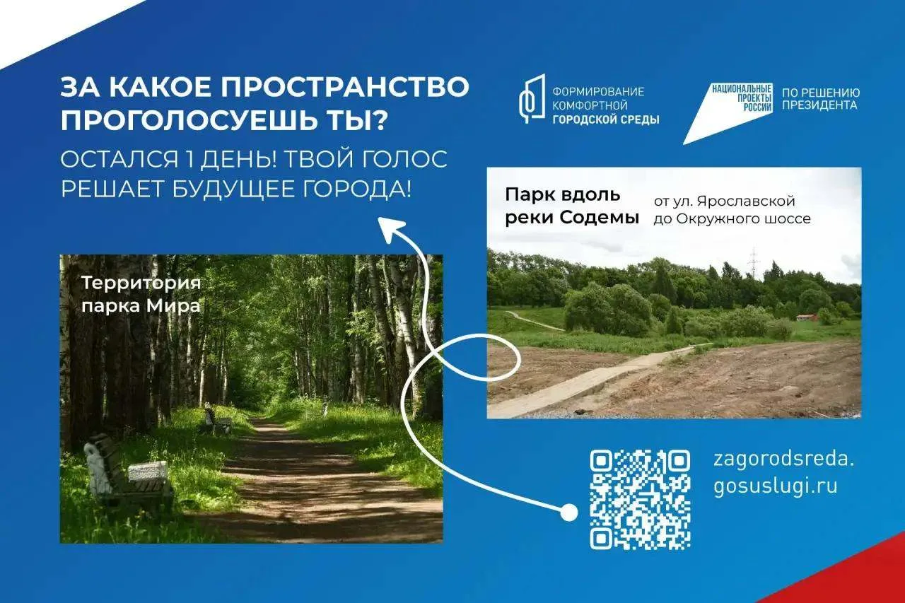 Парк Мира и парк на Содеме лидируют в голосовании за объекты благоустройства

Голосование по отбору 