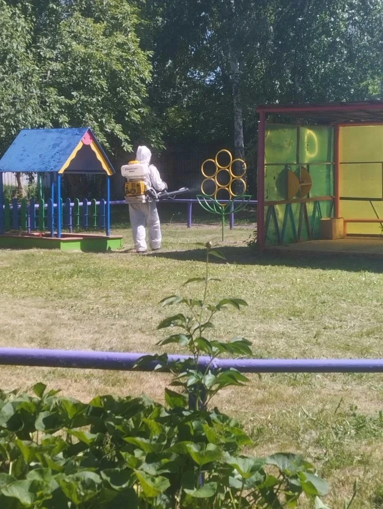 📌 04.06.2026 г. в нашем детском саду прошла обработка территории от комаров.
Это мероприятие, напра