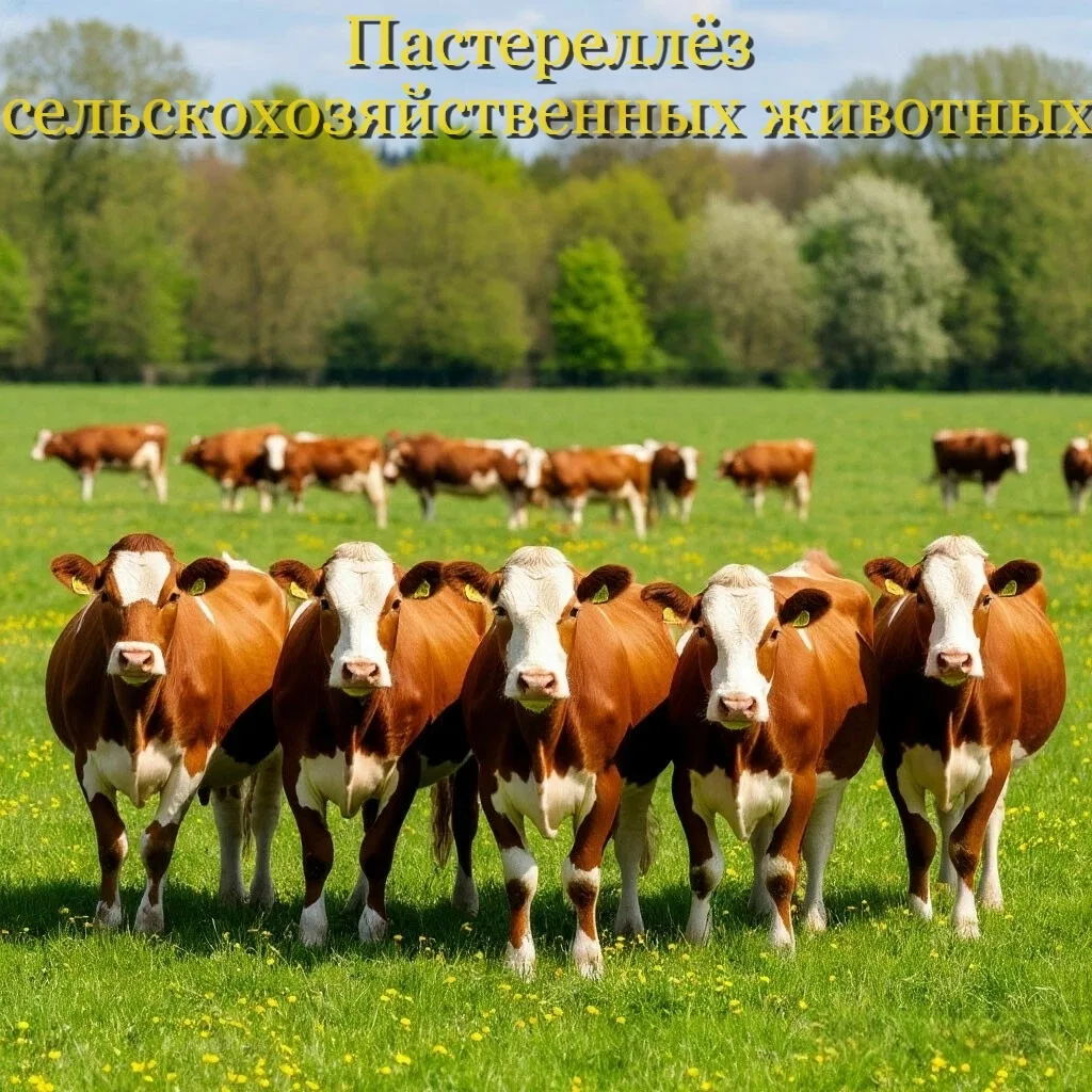 🔊Пастереллёз сельскохозяйственных животных представляет собой инфекционное заболевание бактериально