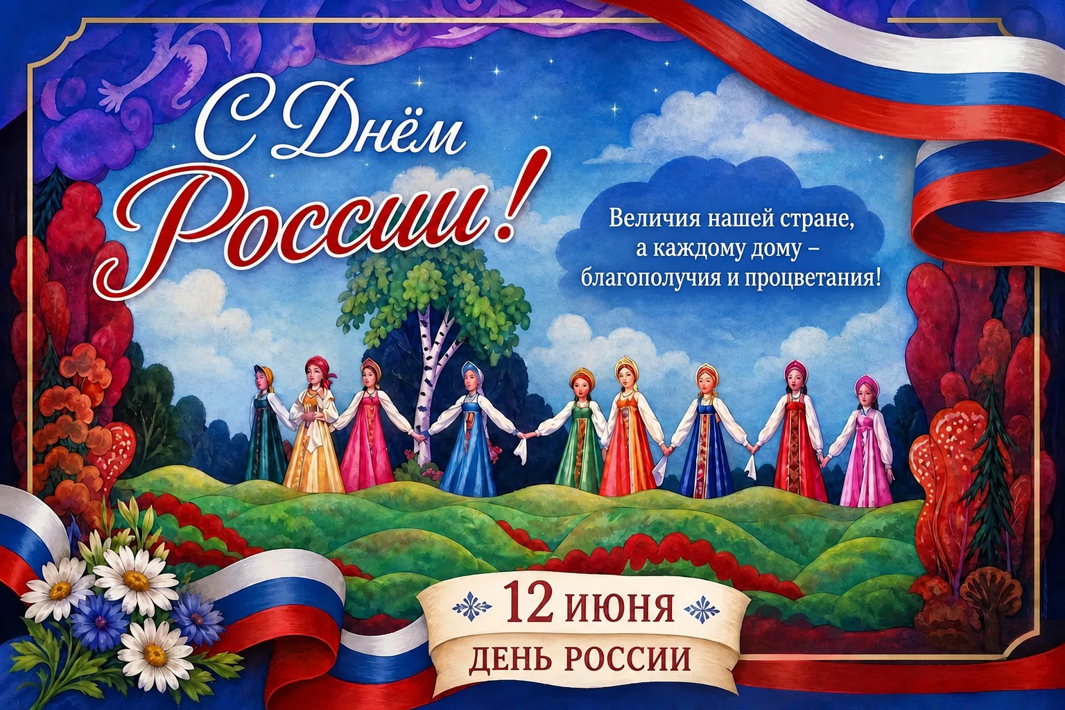 Дорогие зрители! 
От всего сердца поздравляем с Днём России!

Сегодня мы особенно чувствуем гордость
