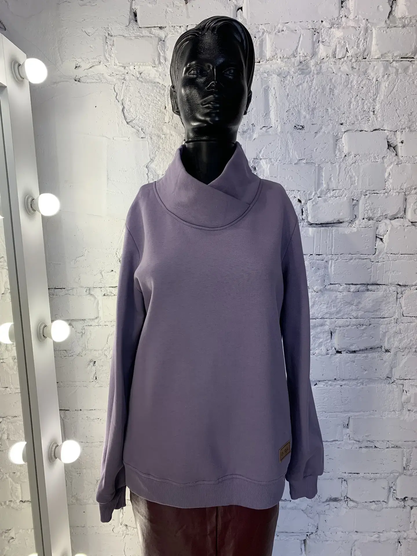 Толстовка сиреневая утепленная on style 44 1099