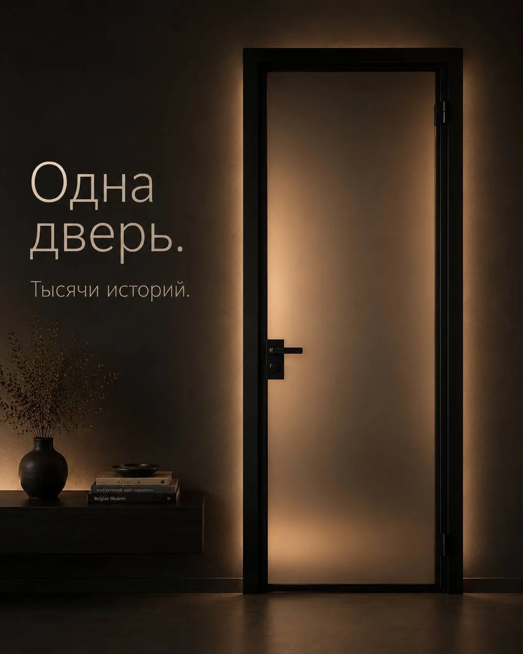 🚪Хороший интерьер строится на деталях.

Профиль System и декоративная раскладка R22 формируют четку