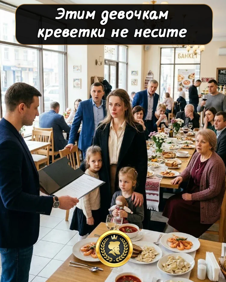 «Этим девочкам креветки не несите. Слишком дорого они нам обходятся уже тем, что родились девчонками