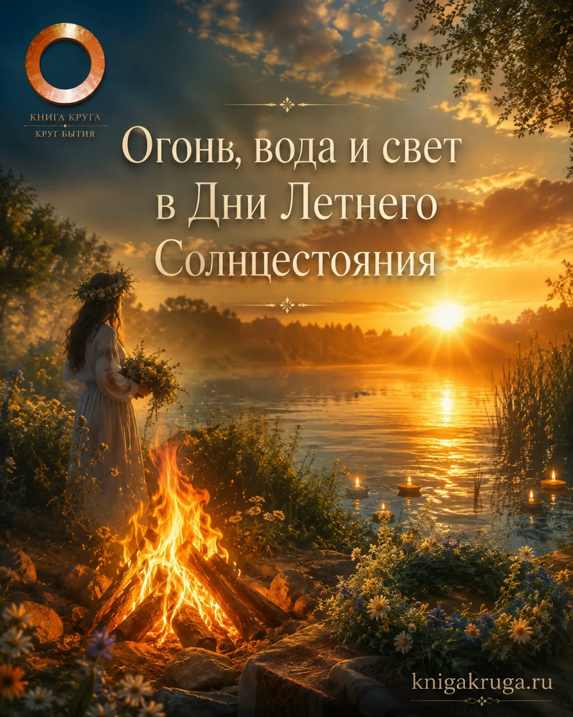 Огонь, вода и свет в Дни Летнего Солнцестояния
 
Лето мира входит в полноту. Зреет трава, густеют кр