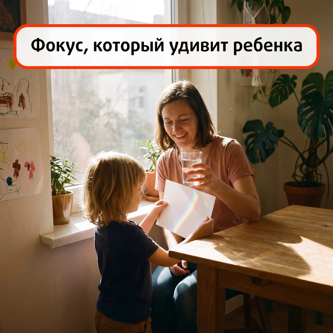 Как поймать радугу дома с помощью стакана воды? 🌈

Обычно радугу можно увидеть только после дождя☀️