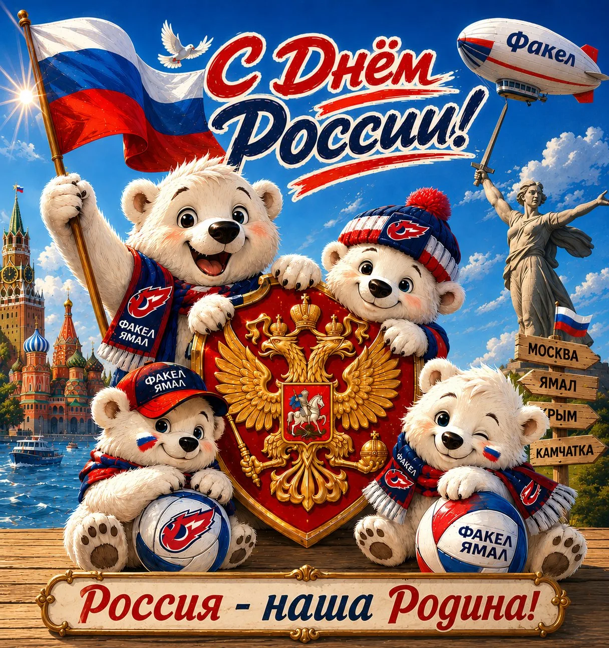 🇷🇺 Всех с днём России!