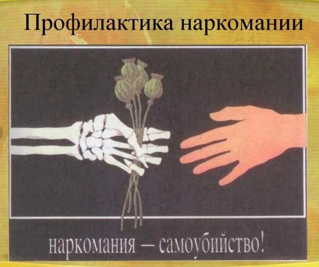 Профилактика наркомании представлена одним из трех видов: 

первичная – направлена на запрет распрос