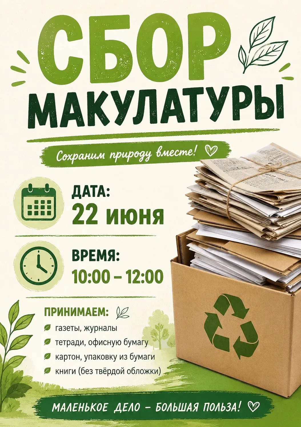 Уважаемые ученики, родители и педагоги!

Приглашаем вас принять участие в школьной акции «Сбор макул