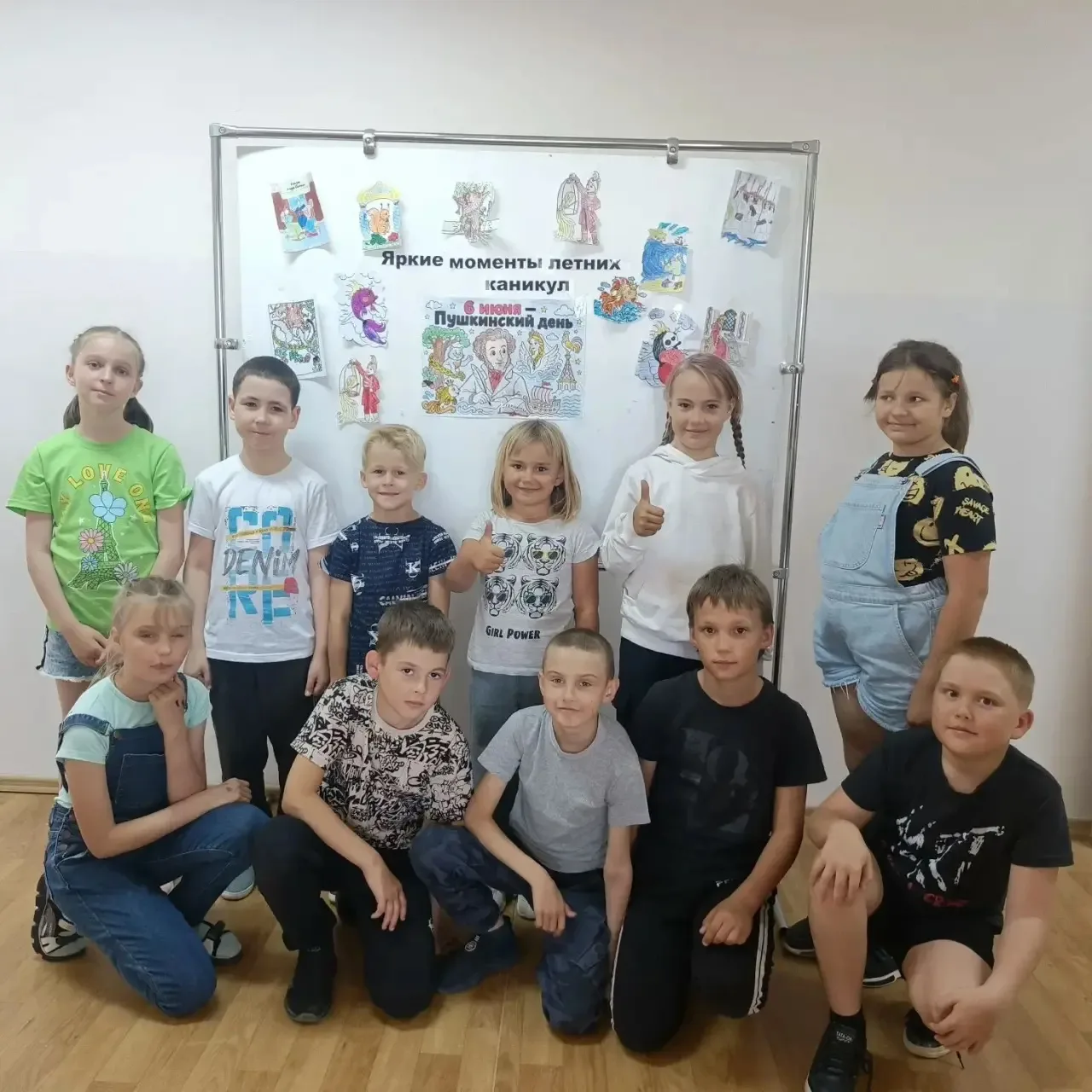 5 июня в летнем пришкольном лагере прошёл насыщенный день, посвящённый творчеству А. С. Пушкина. 

Р