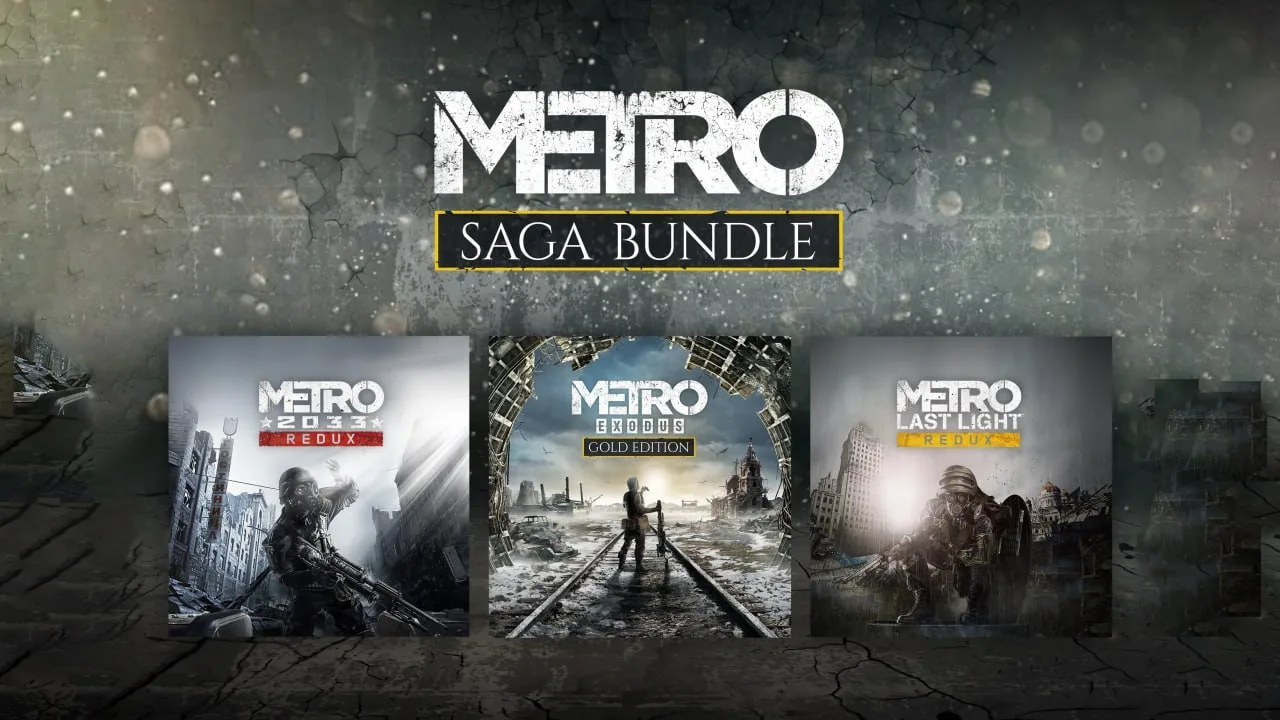 #PlayStation #Xbox #Steam
Metro Saga Bundle (2021) [Action, Shooter] 

🎮 PlayStation 4|5 — 950 RUB
