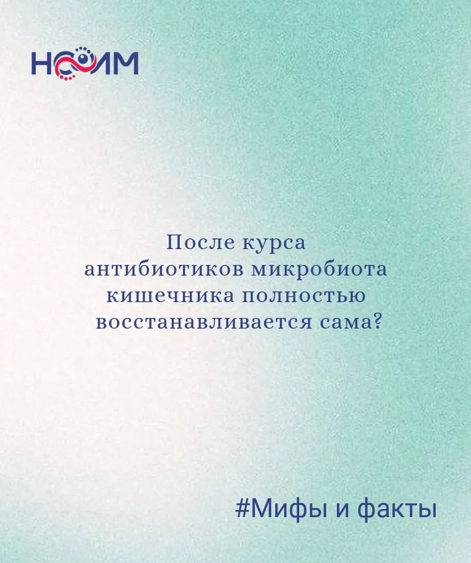 Восстановление микробного состава кишечника после лечения антибиотиками может быть неполным и индиви