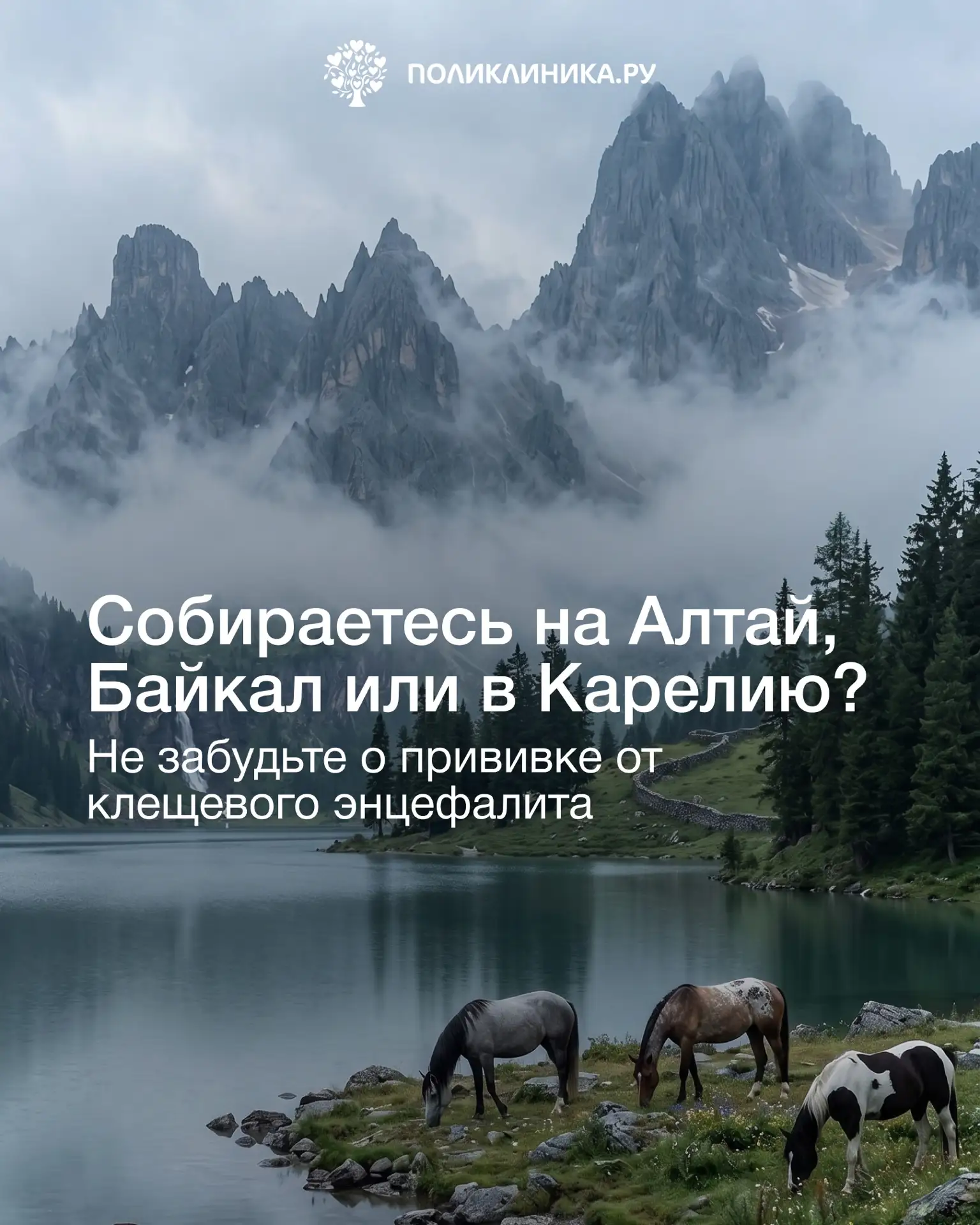 Планируете путешествие на Алтай, Байкал или в Карелию?  

Эти регионы популярны для отдыха на природ