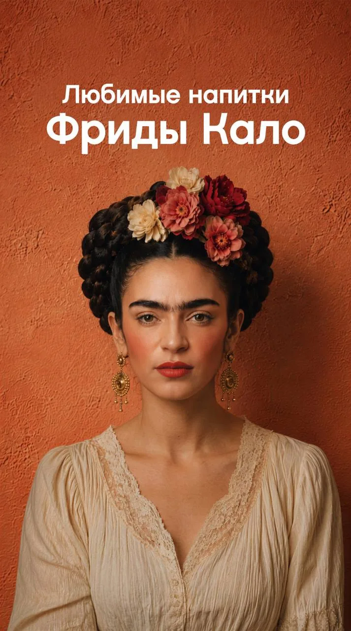 Любимые напитки Фриды Кало 🎨

Фрида Кало превратила мексиканскую культуру в искусство. Неудивительн