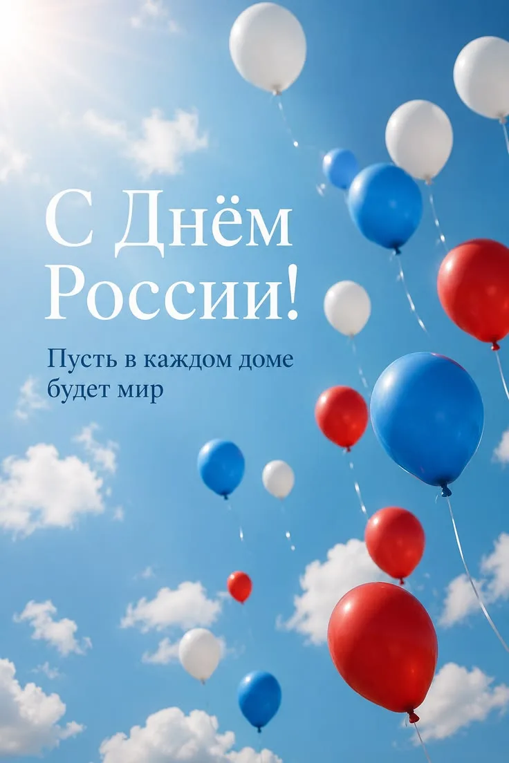Дорогие подписчики! 
12 июня мы отмечаем День России — праздник единства, мира и согласия. Это день,