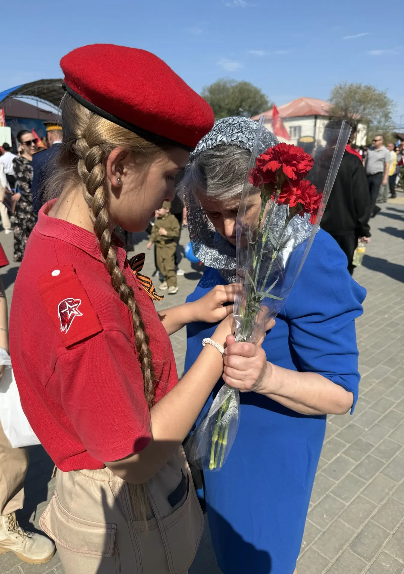 🇷🇺9 мая 2026 года на центральной площади с. Красный Яр прошло мероприятие в честь празднования 81-