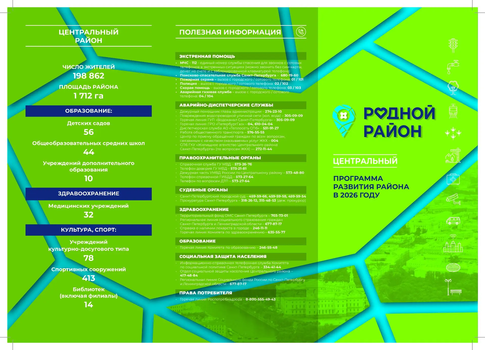 Дорогие друзья!

Проект «Родной район», который реализуется в Санкт-Петербурге с 2019 года, позволяе