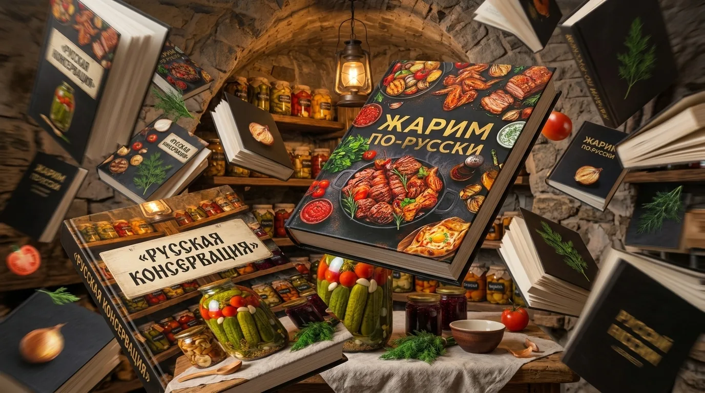 Новая книга с рецептами "ЖАРИМ ПО-РУССКИ" уже почти готова и совсем скоро отправится всем, кто есть 