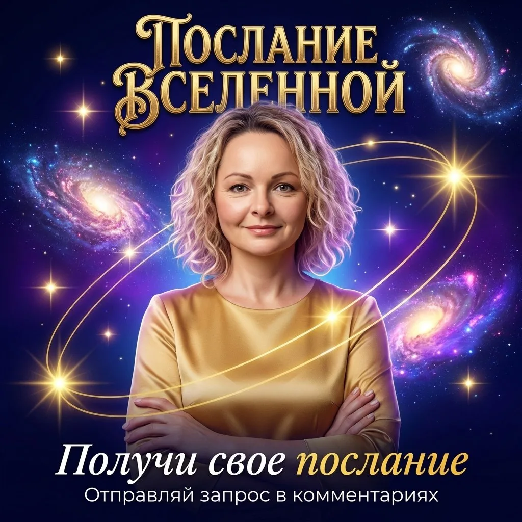 "Послание Вселенной".

 Сегодня предлагаю вам, получить послание из особенного пространства. 

Где г
