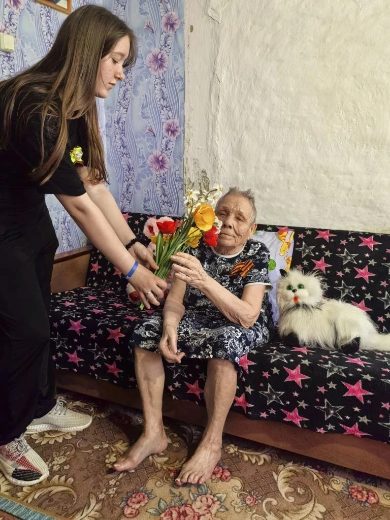 К празднованию 81‑й годовщины Дня Победы активисты Движения первых МБОУ «Карловская основная общеобр