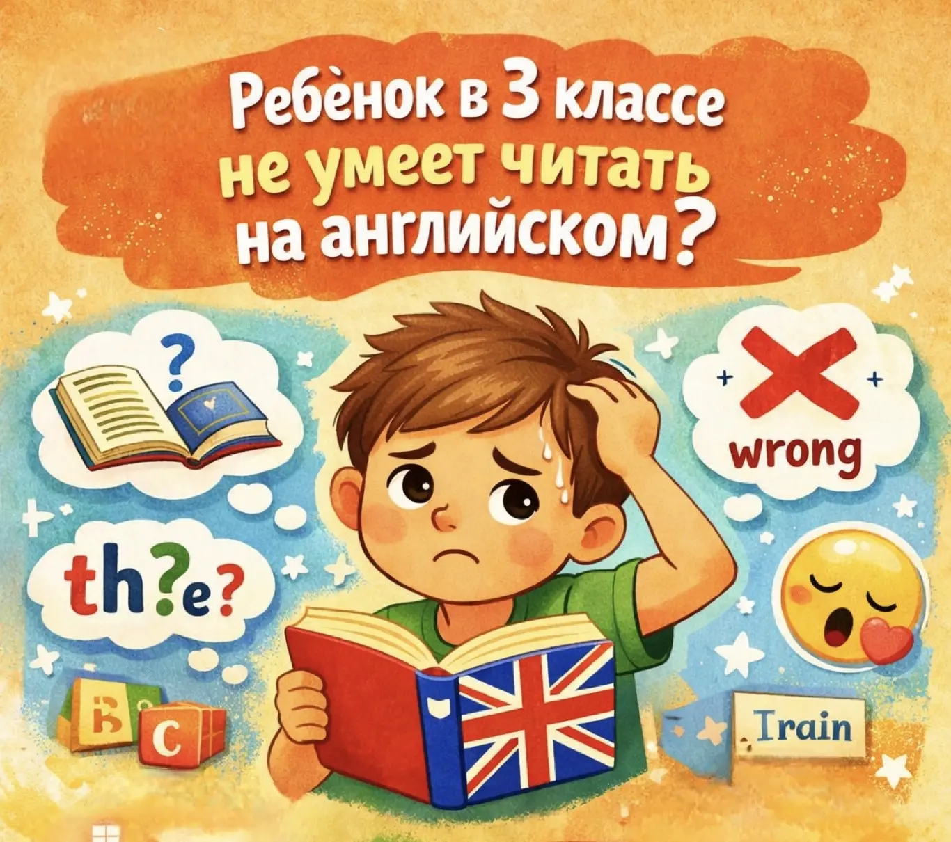 📚 Ребенок в 3 классе не умеет читать на английском — что делать?

Очень частая ситуация 🙏
Ребенок 