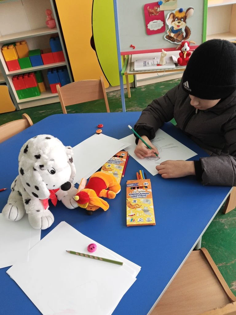 09.02.2026 г. проведено занятие по рисованию с детьми разновозрастной группы средняя+подготовительна
