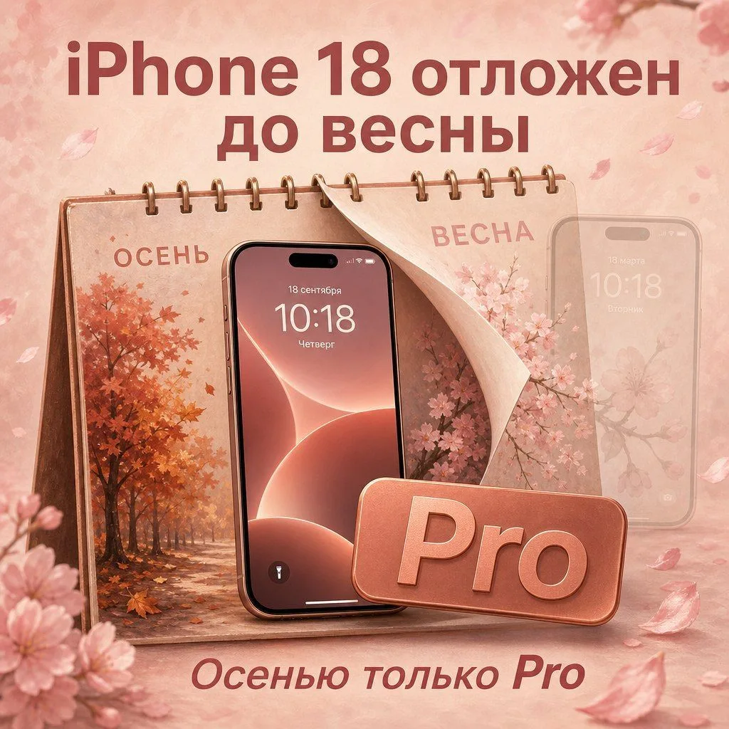 Обычного iPhone 18 в этом году не будет

Apple, похоже, впервые за 15 лет разделит осенний запуск ай