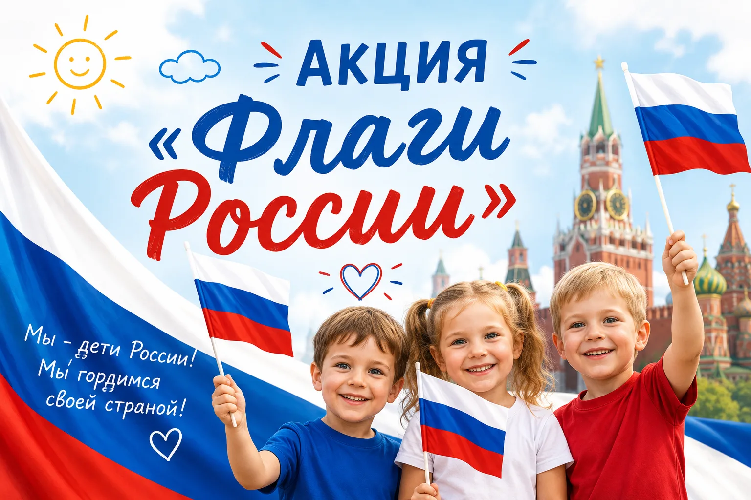 🇷🇺Акция «Флаги России»🇷🇺

Флаг – это символ величия и могущества страны, символ побед и свершени