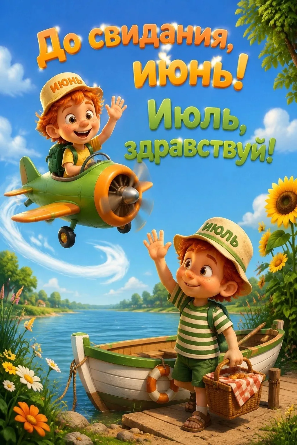 Июнь, ты был классным! 😎 Встречаем июль!

Кажется, только вчера мы встречали лето, а первый его мес