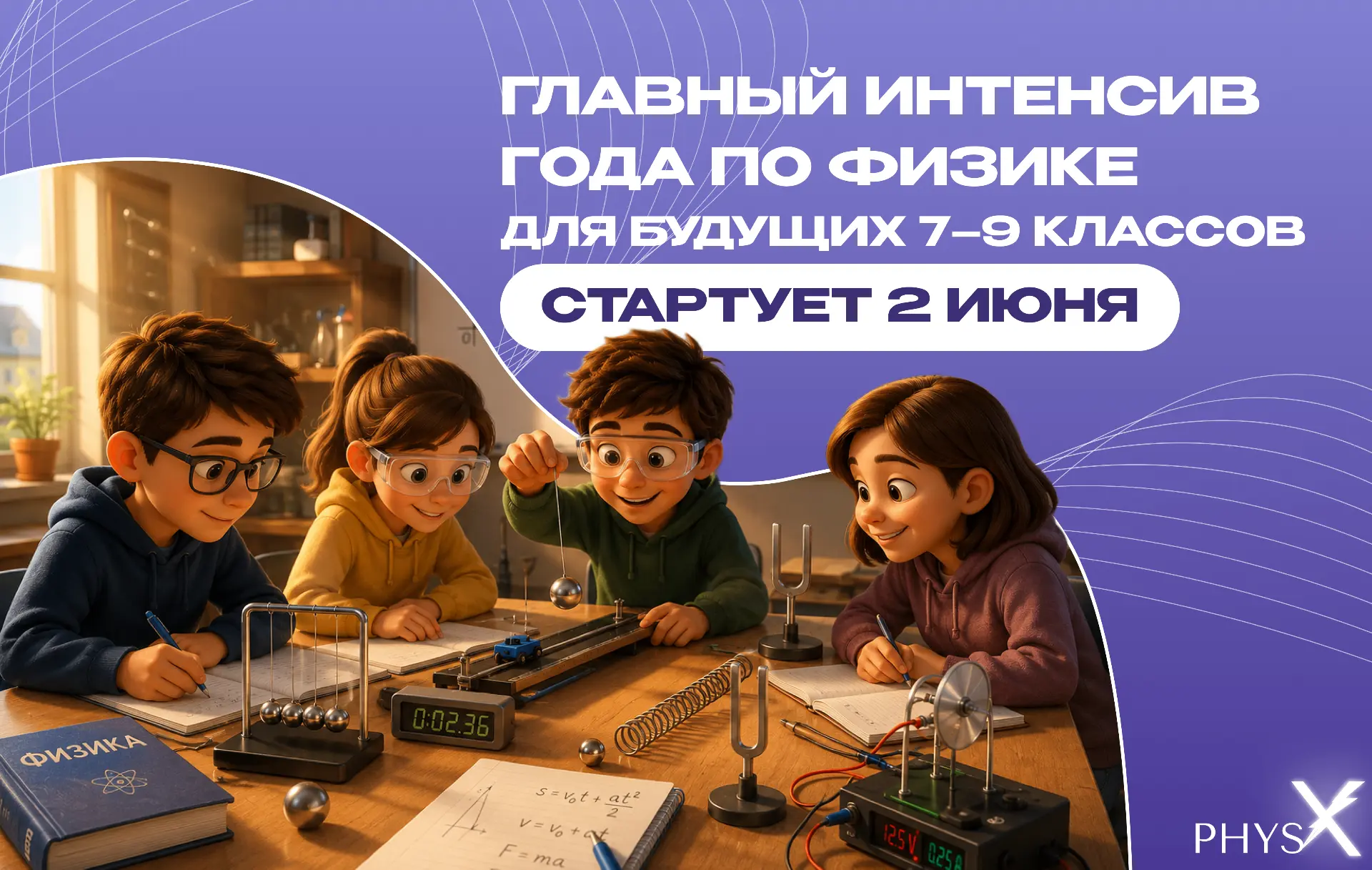 ⚡️ 2 ИЮНЯ СТАРТУЕТ ГЛАВНЫЙ ИНТЕНСИВ ГОДА ПО ФИЗИКЕ ДЛЯ БУДУЩИХ 7–9 КЛАССОВ

Интенсив «Следующий год 