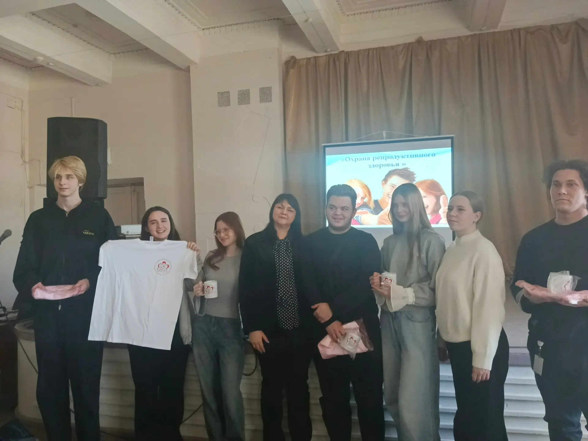 Вчера в техникуме прошла встреча в рамках акции «Я против аборта» — с фокусом не на лозунги, а на гр