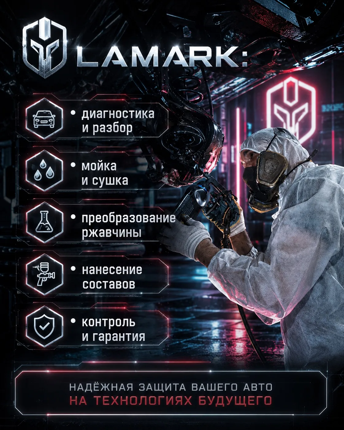 Добро пожаловать в официальный канал LAMARK🛡️

Мы — федеральная сеть антикор центров LAMARK. С 2013
