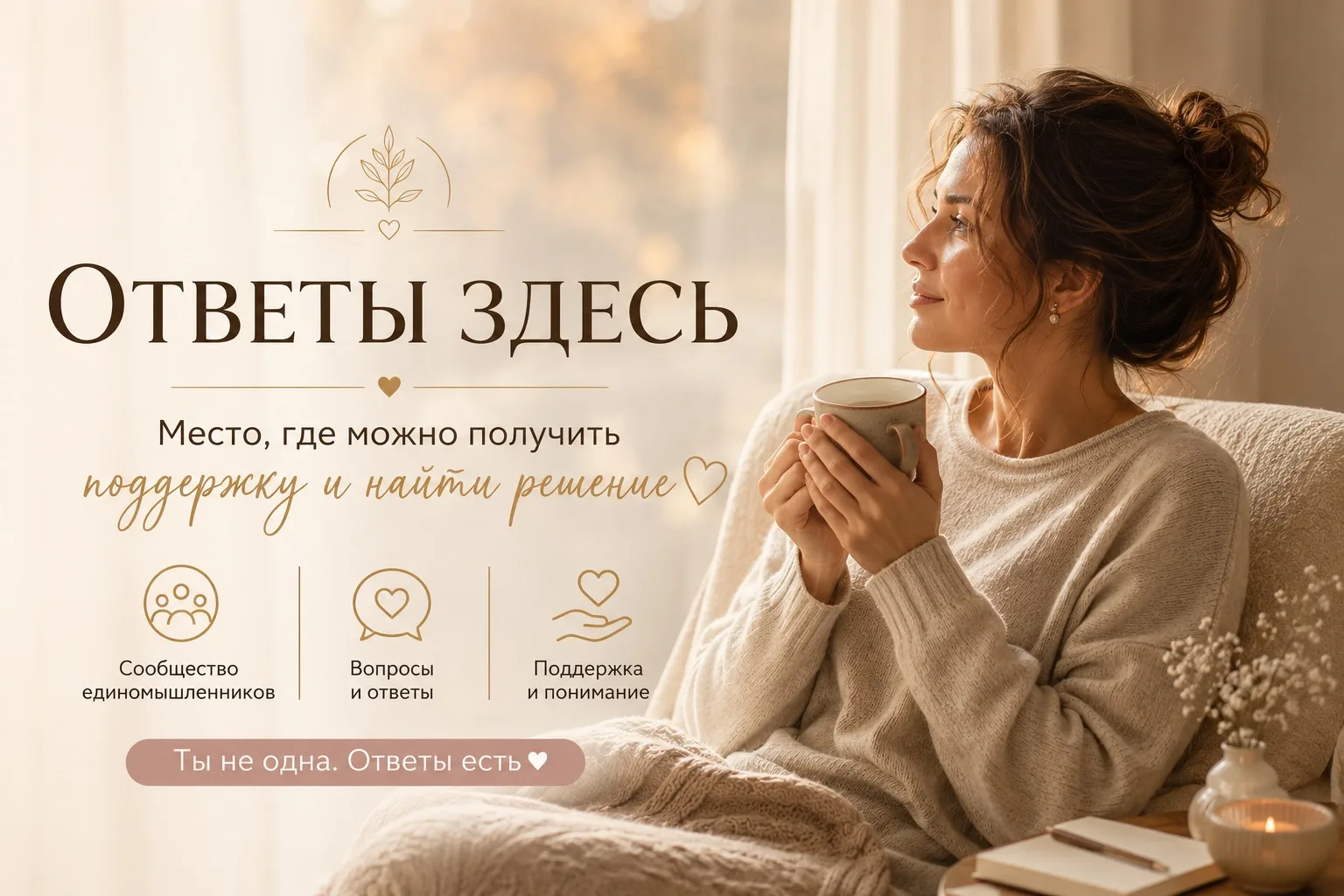 У каждого человека бывает период, когда ...

случаются проблемы с детьми, на работе, со своей второй