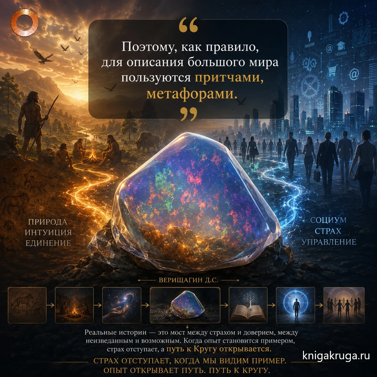 Метафора 

"Когда человечество зарождалось, вначале его существования, окружающей средой была природ