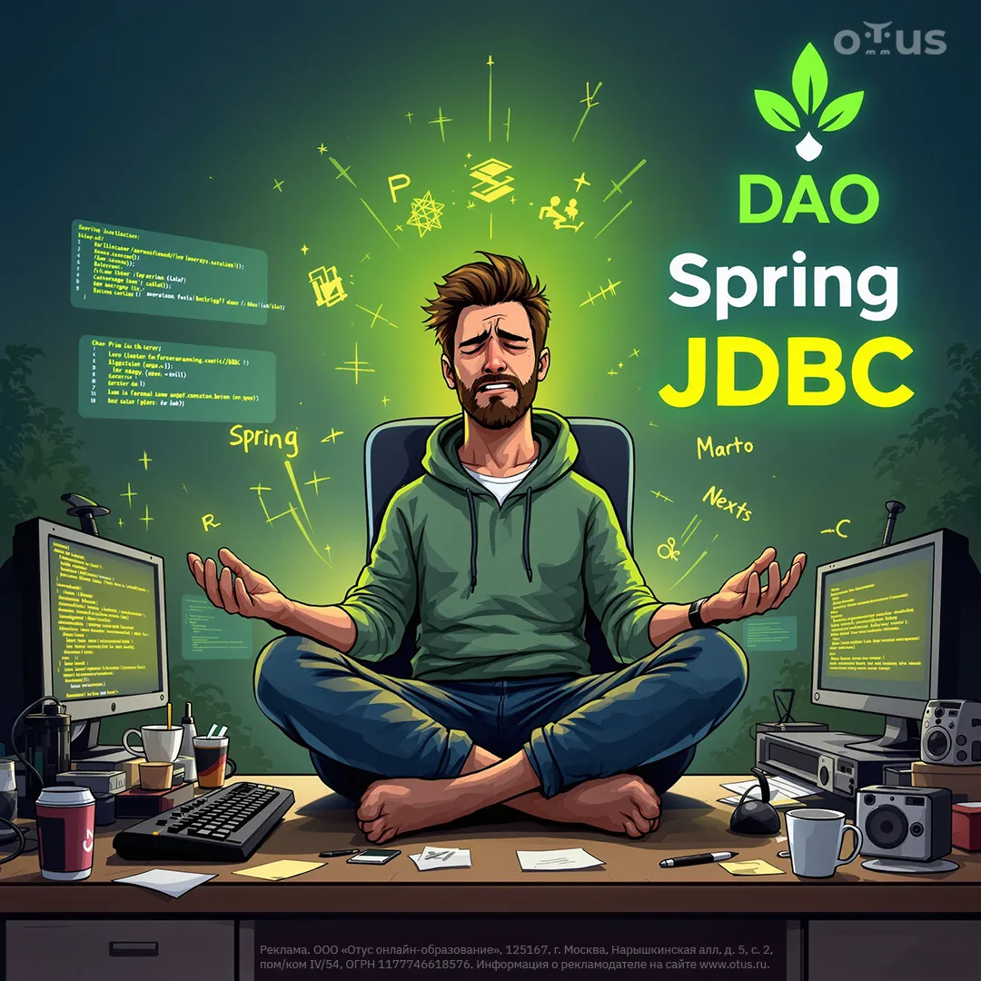 DAO на Spring JDBC

Приглашаем на открытый урок.

🗓 22 июля в 20:00 МСК
🆓 Бесплатно. Урок в рамках