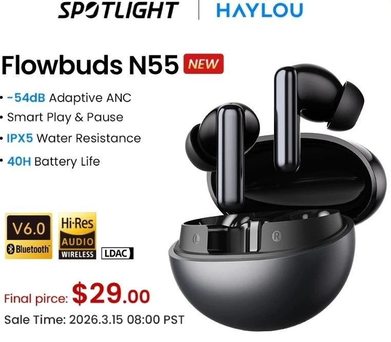 📱 HAYLOU Flowbuds N55
⚡ Купить https://ali.click/kvgbf1n?erid=2SDnjd73gQi
👀 Global Version 1 828 ₽