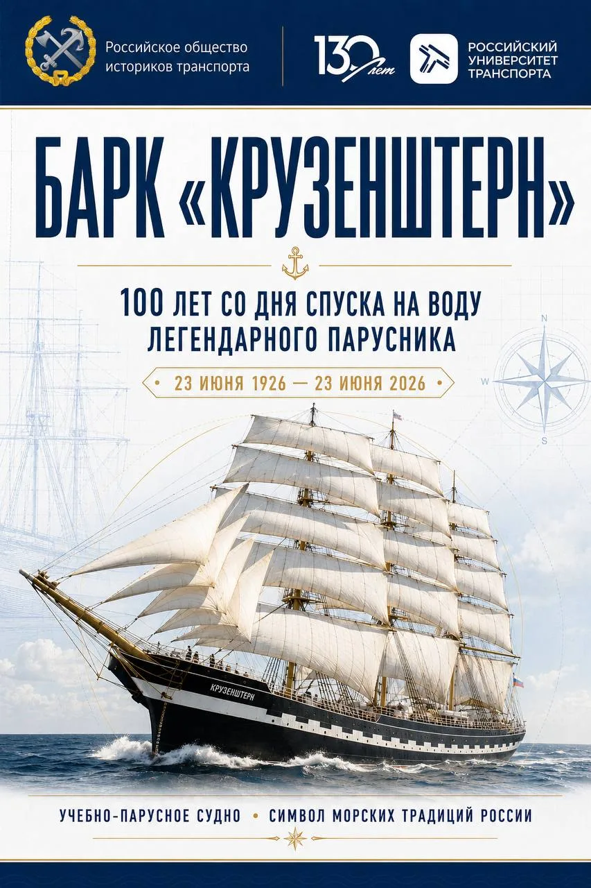 «Крузенштерн»: сто лет под парусами

23 июня 1926 года на верфи Текленборга в Германии был спущен на