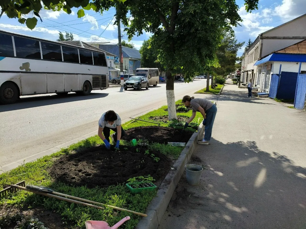 6  июня сотрудники Нижнеломовского краеведческого музея приняли участие в общегородском субботнике. 