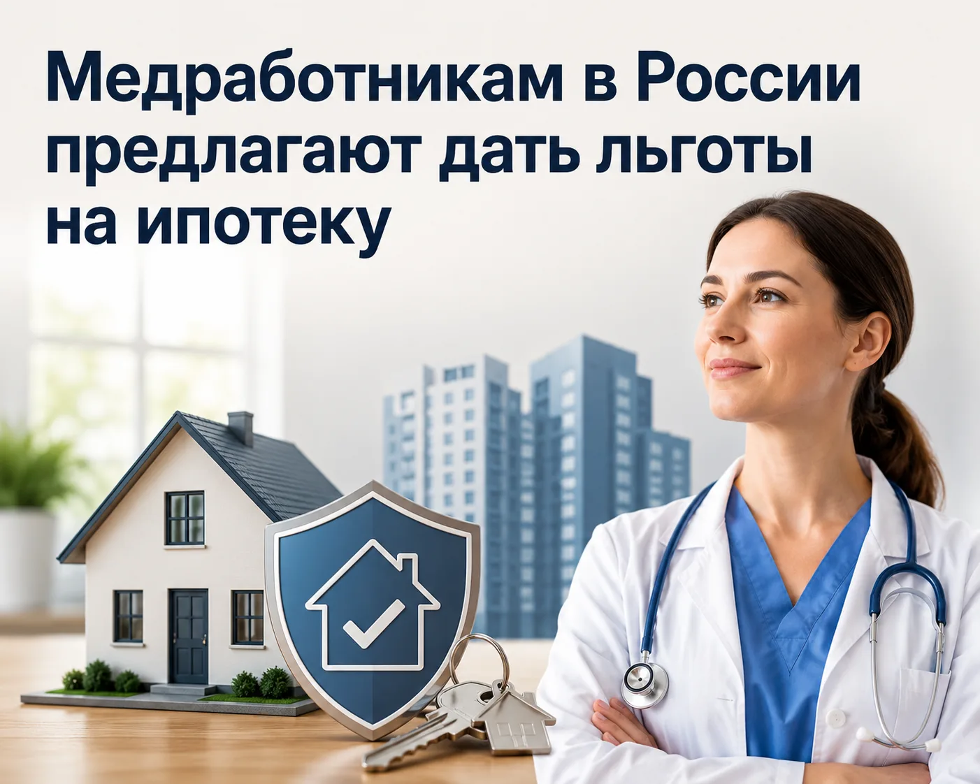 ℹ️ Медработникам в России предлагают дать льготы на ипотеку

Федеральную программу «Ипотека для меди
