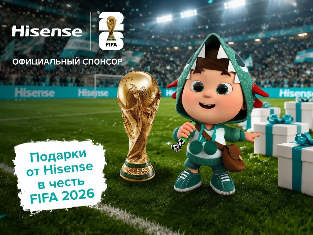 ЧМ-2026 уже здесь — и у каждого есть шанс выиграть призы от Hisense! 🎁

А чтобы вы успели схватить 