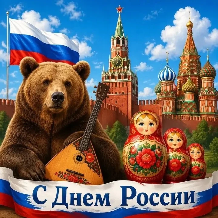 Сегодня мы отмечаем важный государственный праздник – День России. Мы гордимся нашей великой и сильн
