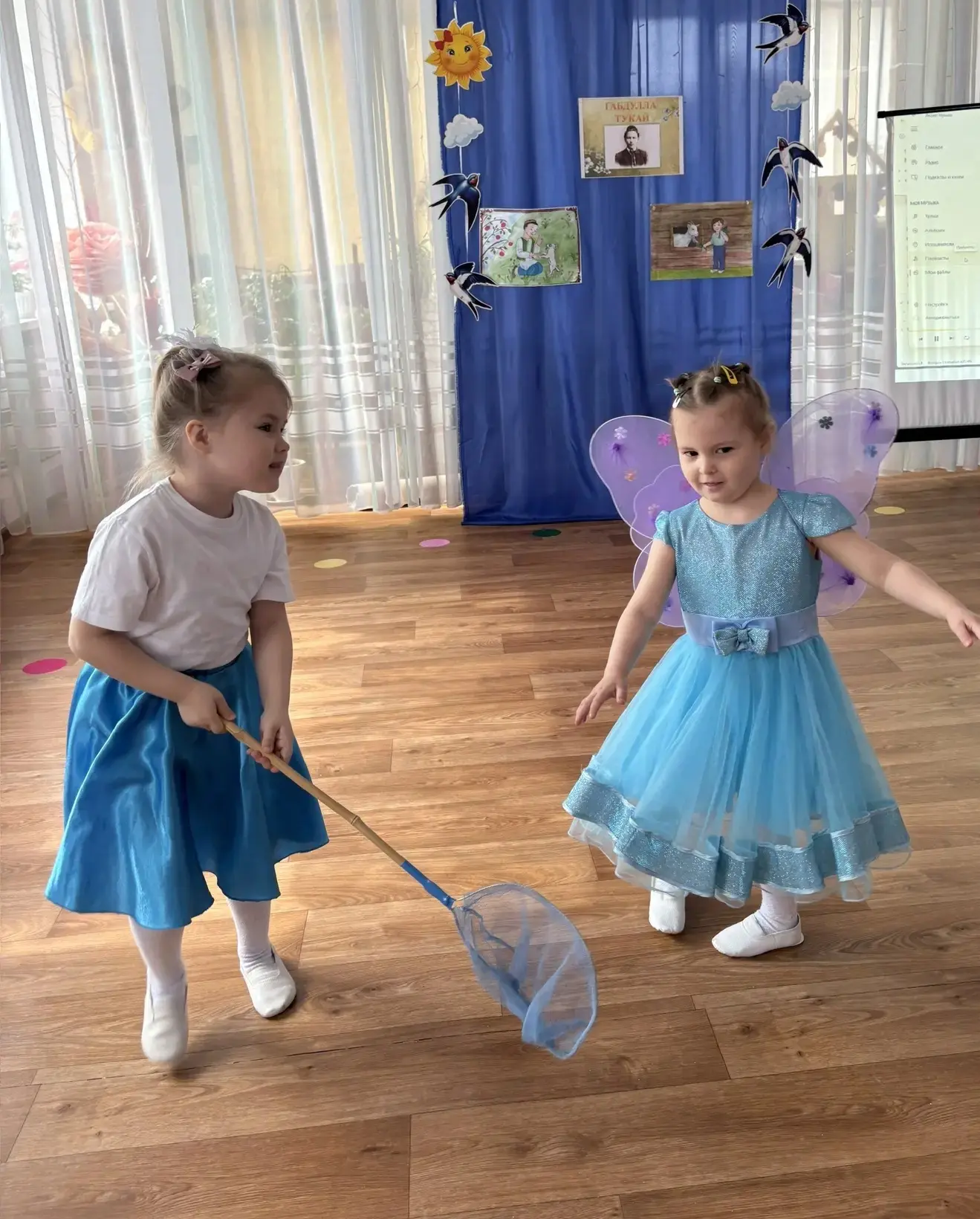 Балалар бакчасында бөек шагыйрь Г.Тукайның туган көненә багышланган әдәби-музыкаль кичә узды. Кичәдә