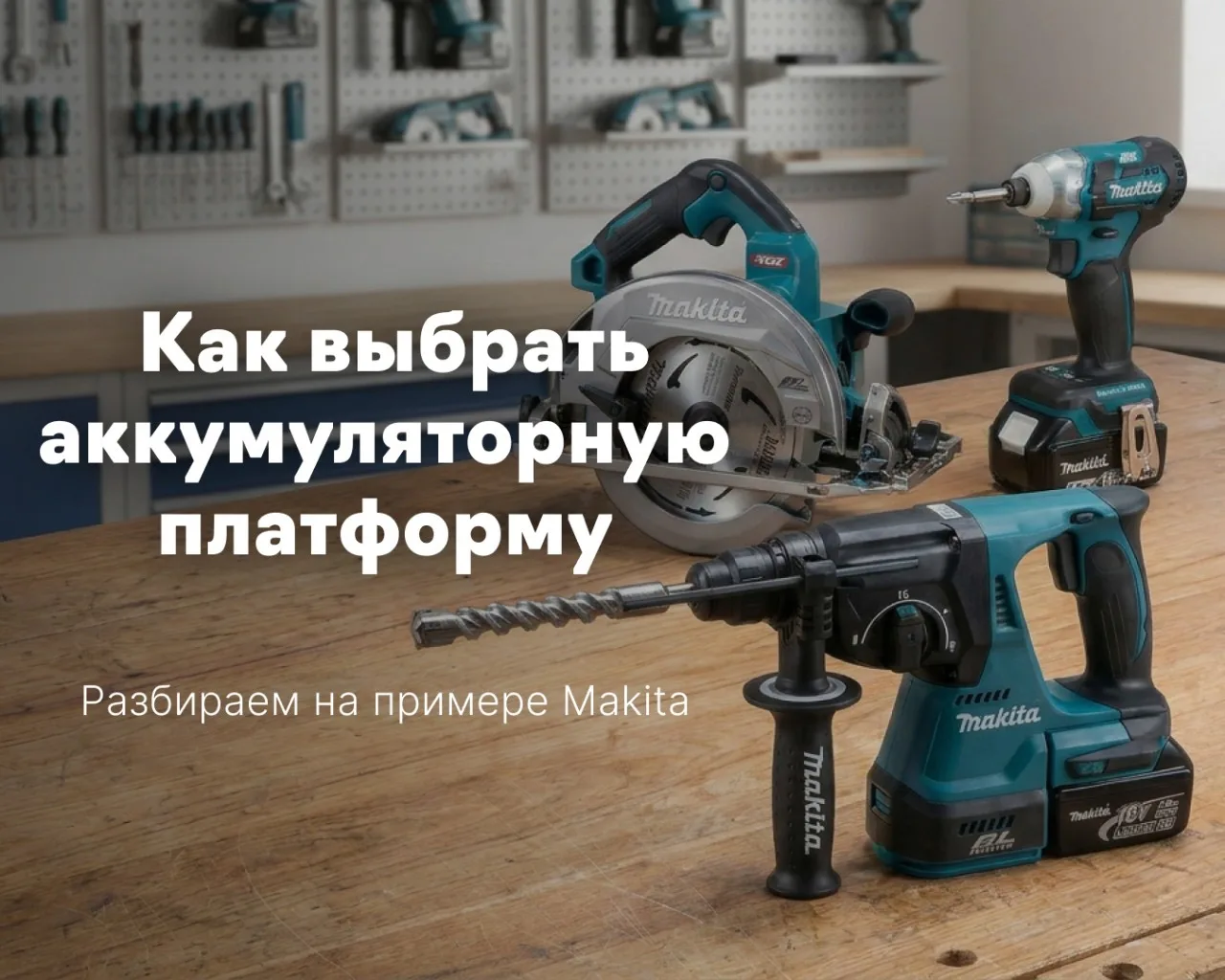 Главная ошибка — покупать не платформу, а один инструмент. У Makita есть несколько аккумуляторных се