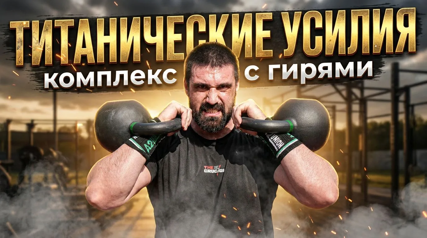 ТИТАНИЧЕСКИЕ УСИЛИЯ, КОМПЛЕКС С ГИРЯМИ
https://vkvideo.ru/video-56287117_456243018