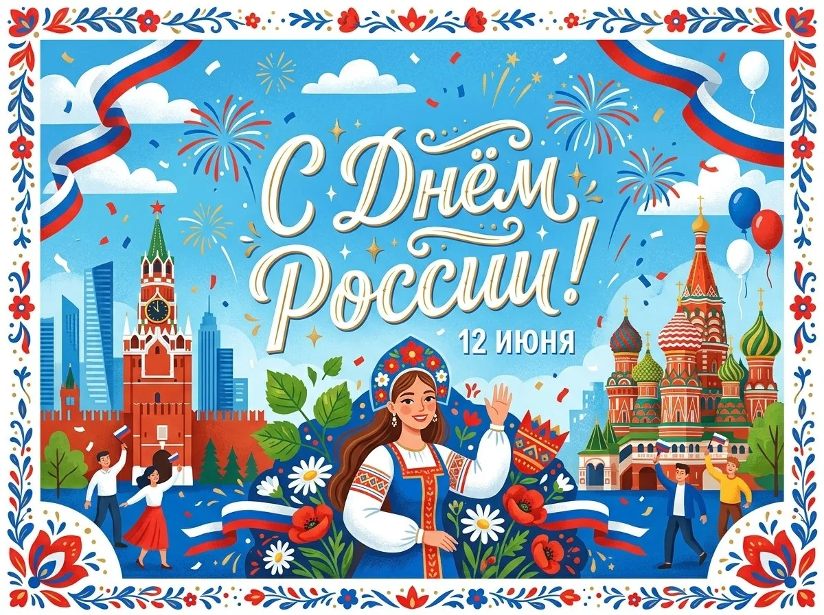 Россия начинается с дома 🇷🇺

День России — праздник большой страны, её истории и единства. Но любо
